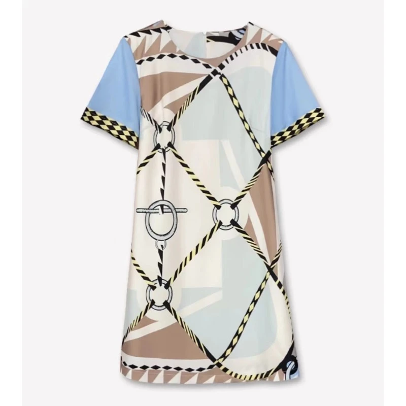 新款赫本风设计师款休闲显瘦百搭剪裁气质小香裙（153）