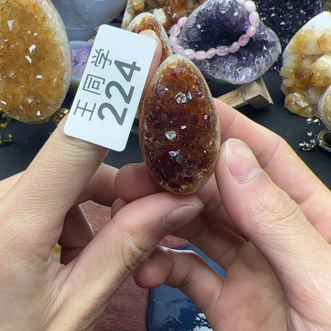 水晶水晶摆件未镶嵌萌***子224