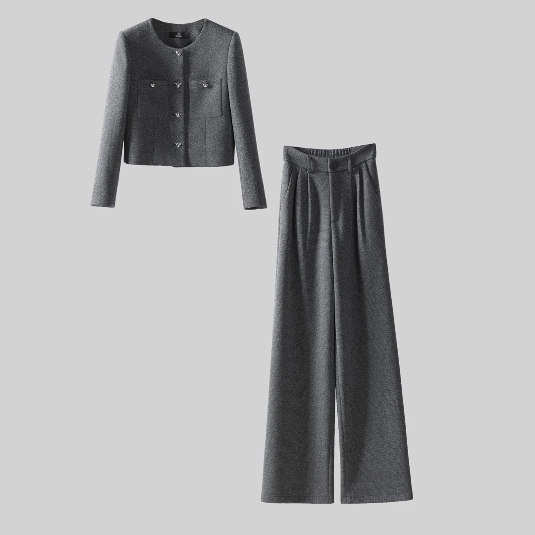 〈纪朵研〉1527时尚百搭爆款新款时尚套装