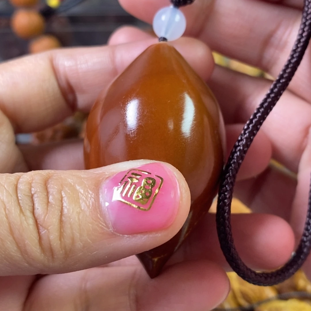 橄榄核把件生命。。。。单面