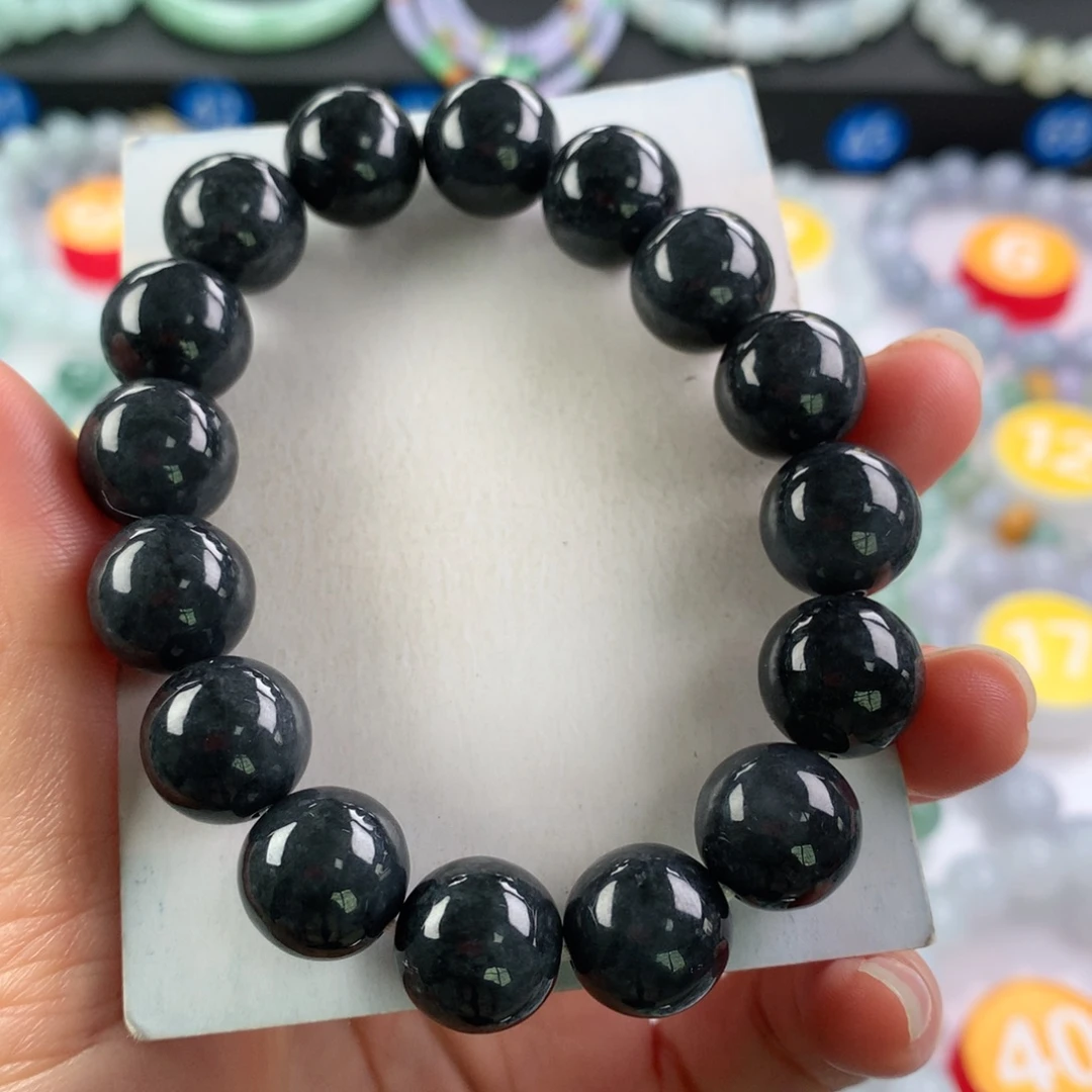 翡翠未镶嵌手链卡13