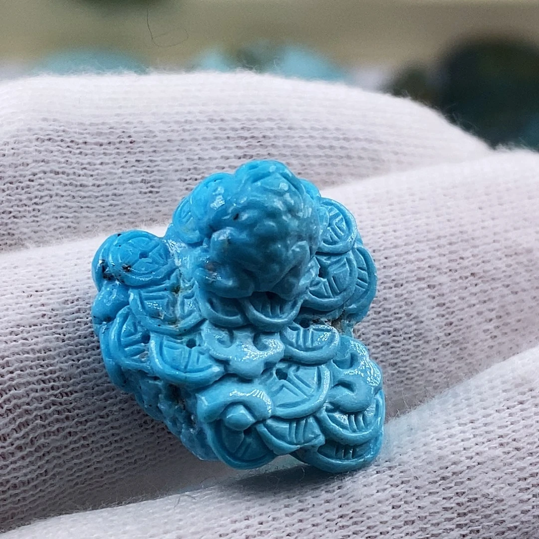 时***S绿松石未镶嵌珠宝奇石