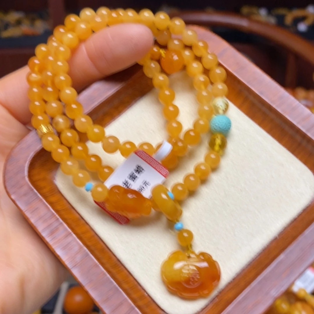 【闪购商品】蜜蜡手链未镶嵌手串
