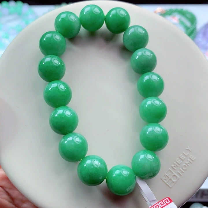 翡翠未镶嵌手链卡12.3