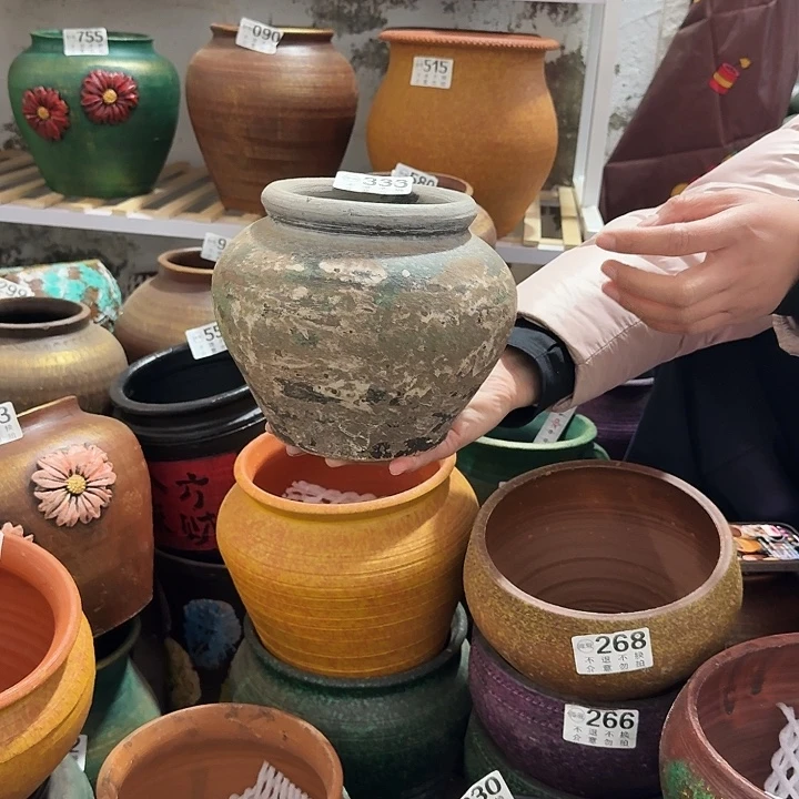 彩坛子333高度16口径12