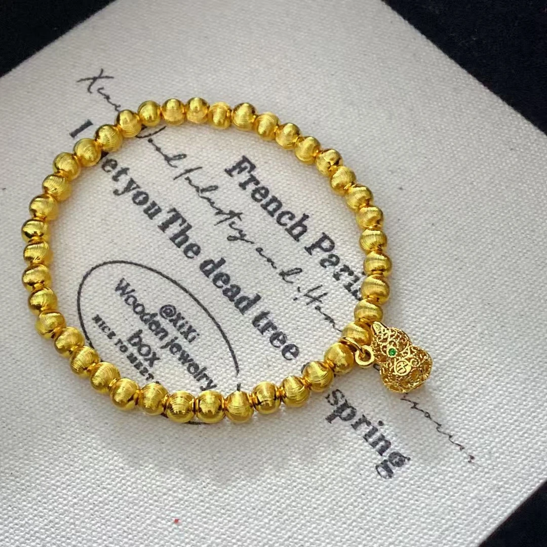 精选DIY手链 猫眼拉丝葫芦手链 SL006