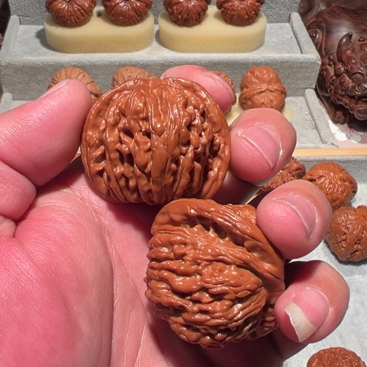 把件文玩核桃四座楼