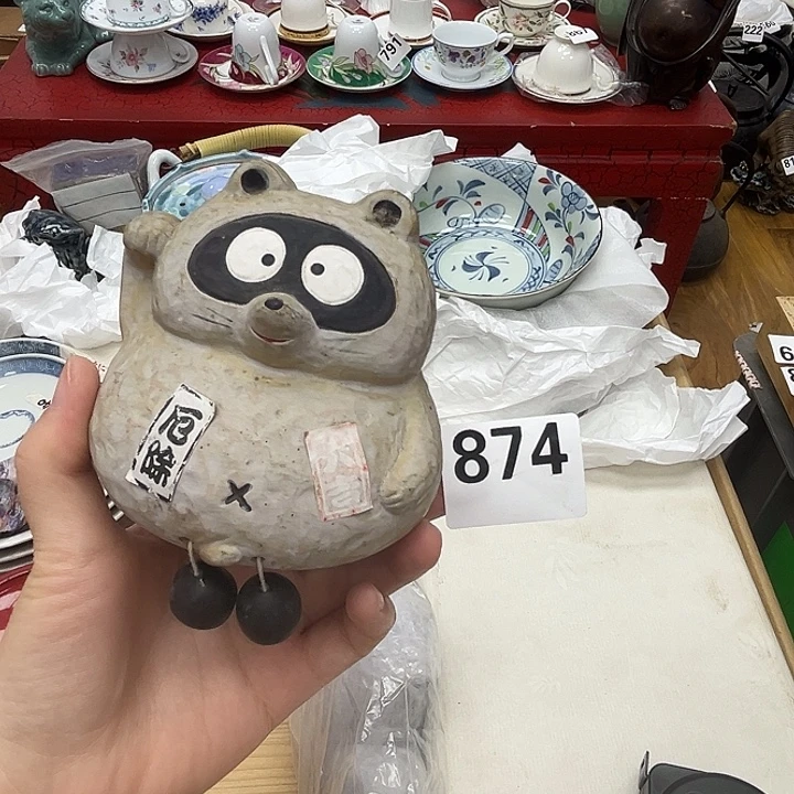 瓷片呀工艺品摆件瓷器摆件正能量
