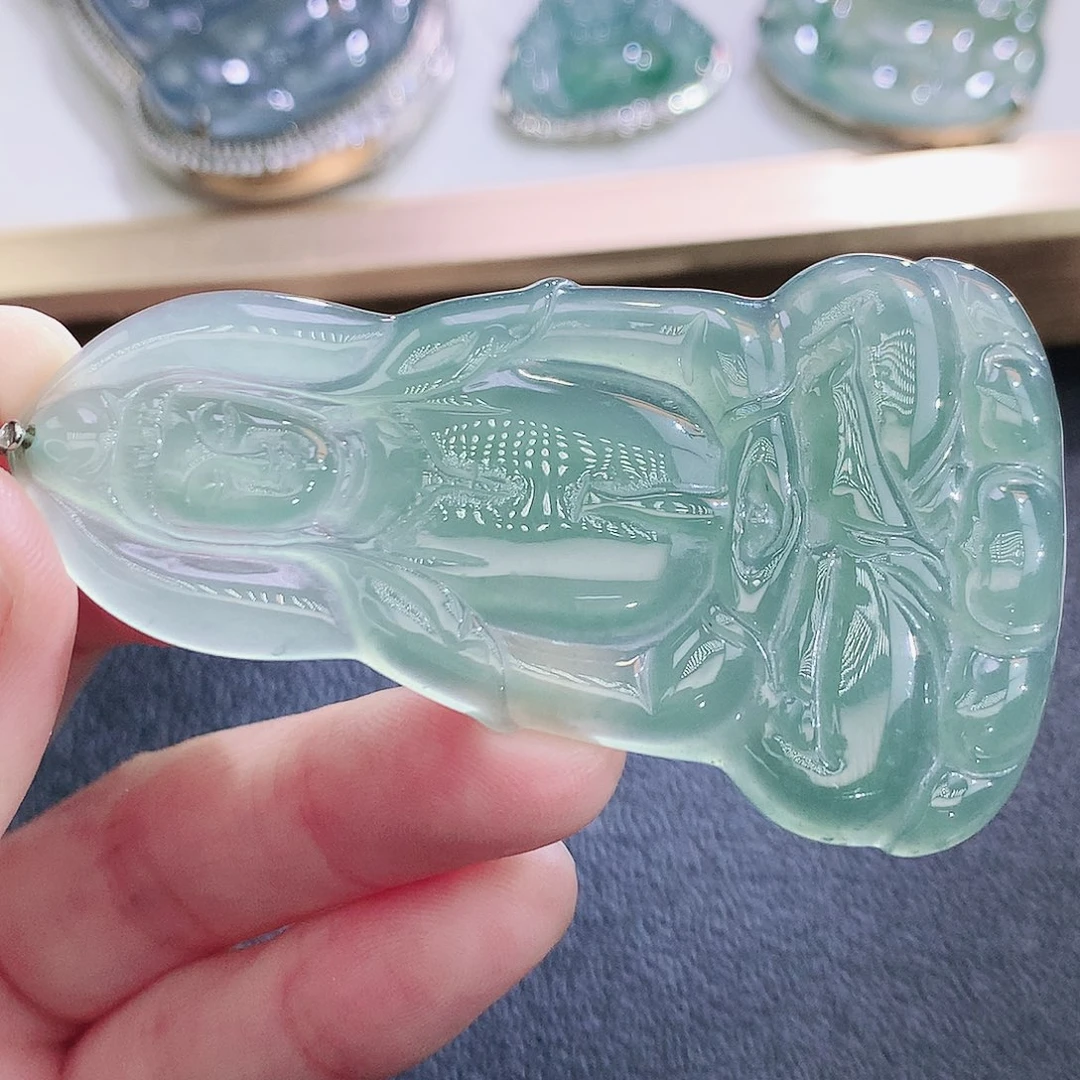翡翠未镶嵌挂件翡翠