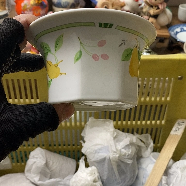 紫砂茶杯贺*囍日本回流精品瓷器