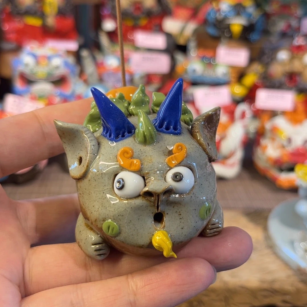 泥塑纯手工茶宠摆件