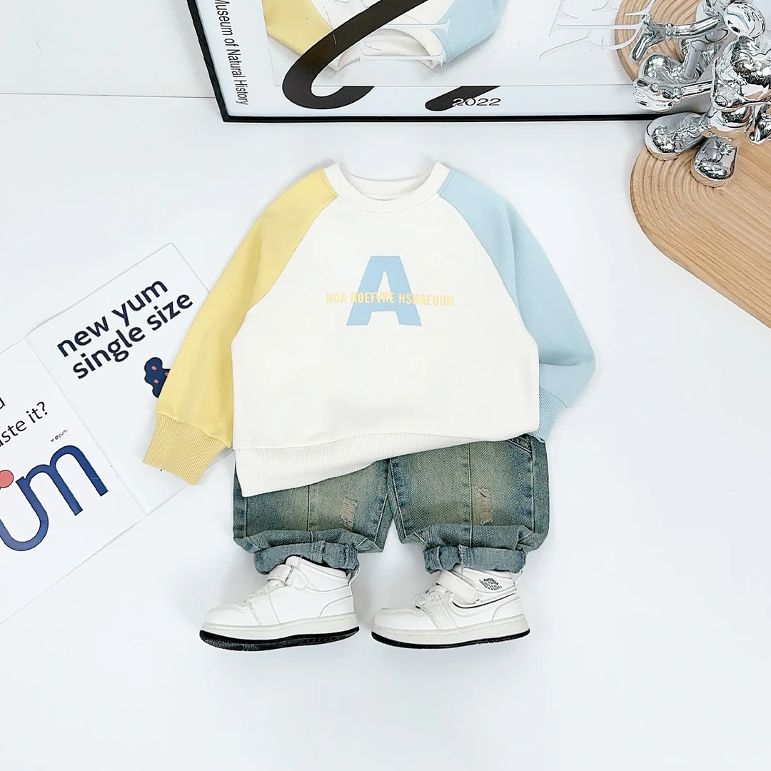 儿童卫衣长袖2025新款春装男童春秋上衣简潮 YC8502 悠悠童话童装