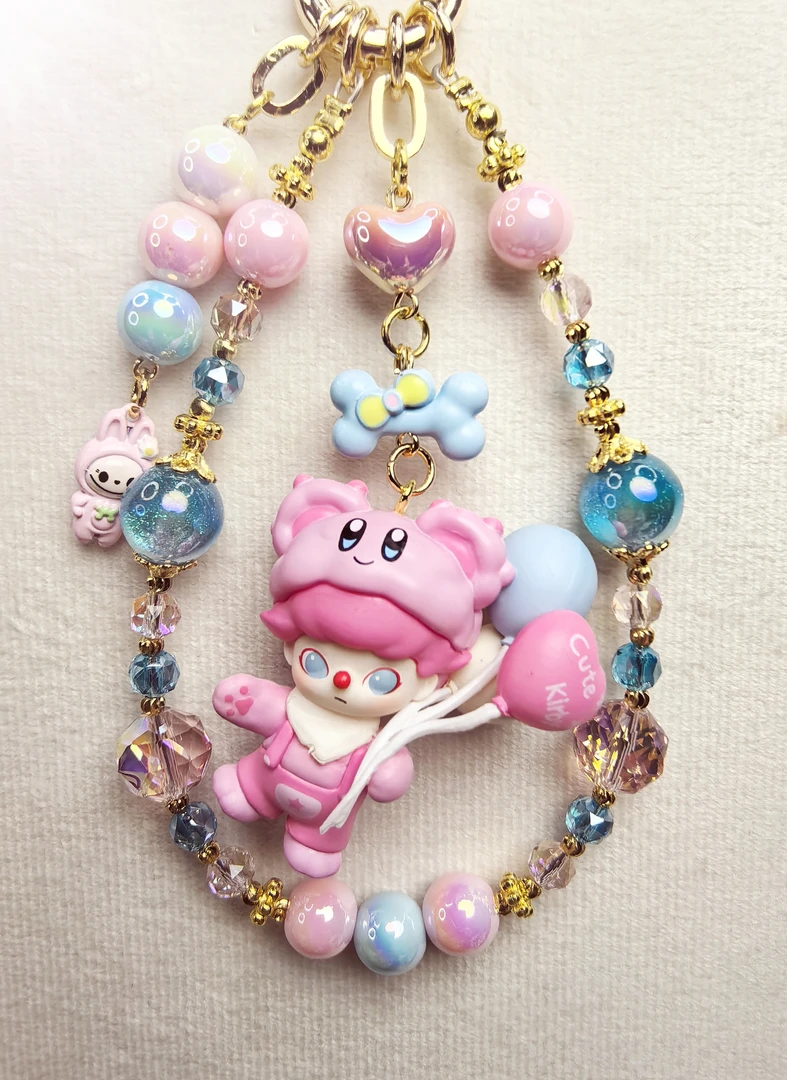 时尚生日派对主题手机链提溜