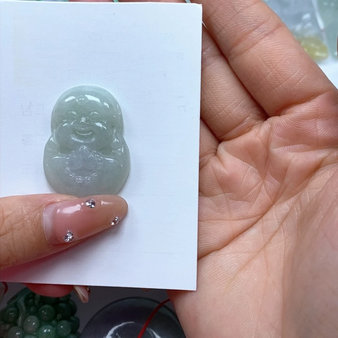 颈饰未镶嵌翡翠天然翡翠吊坠a货