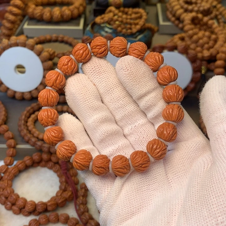 手串桃核秦岭龙纹