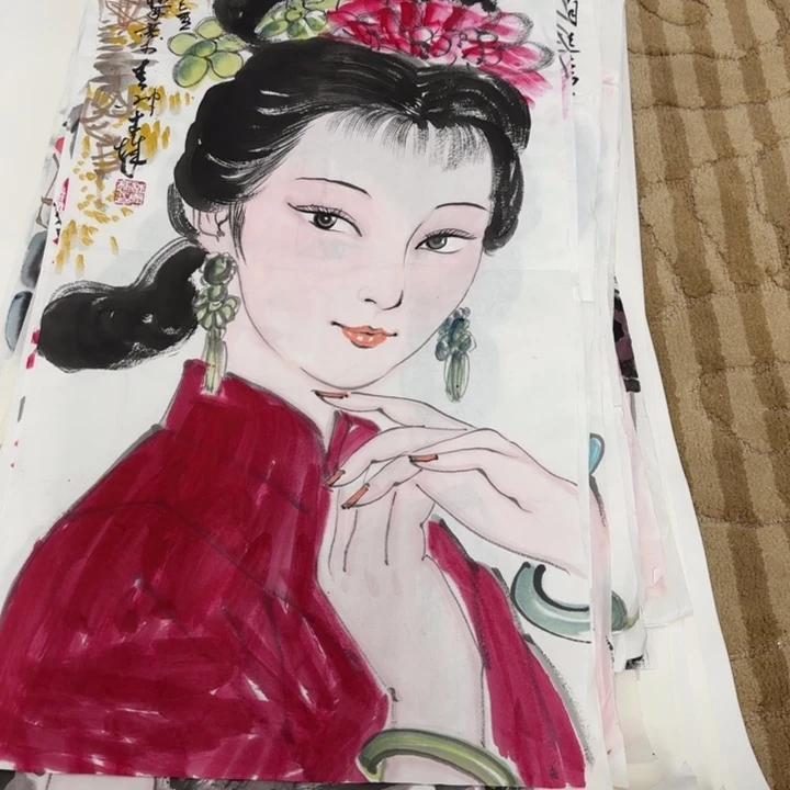 国画花鸟的翅膀和翅膀是