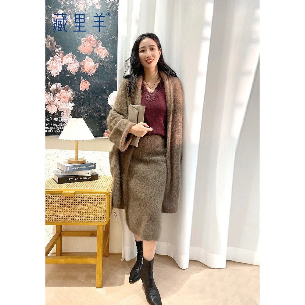 藏里羊【北美小动物毛毛】“邂逅”半身裙秋冬时尚小动物M0624
