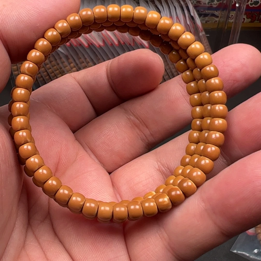 快***生吊坠橄榄核福利：老挝核尖单圈手串5.2mm