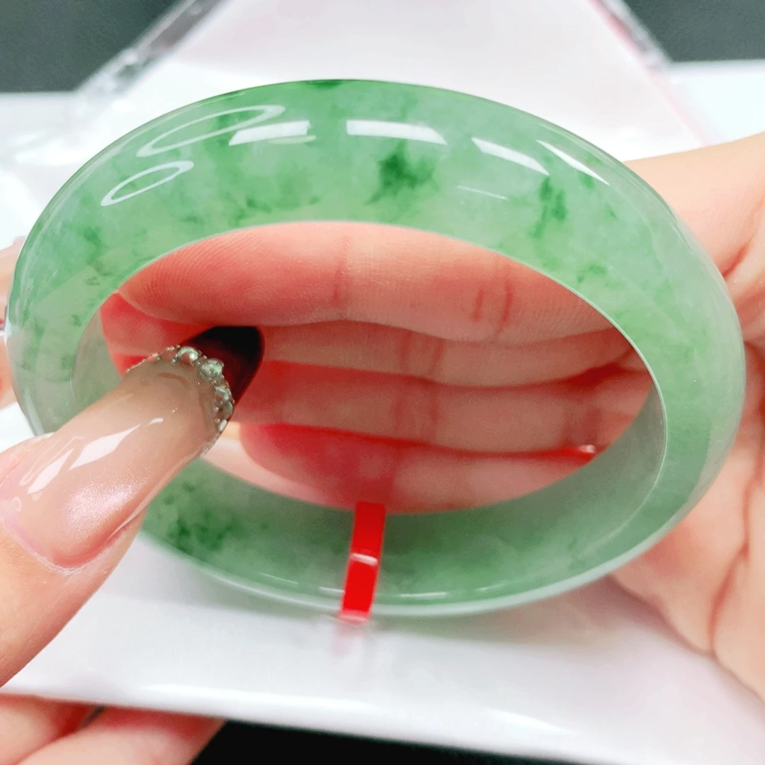 翡翠未镶嵌手镯58