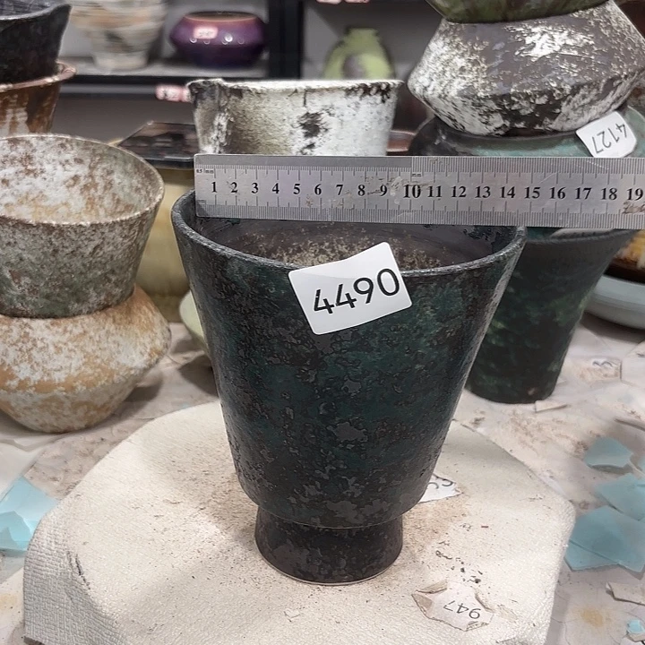 摆件高17，口14.5，有孔4490