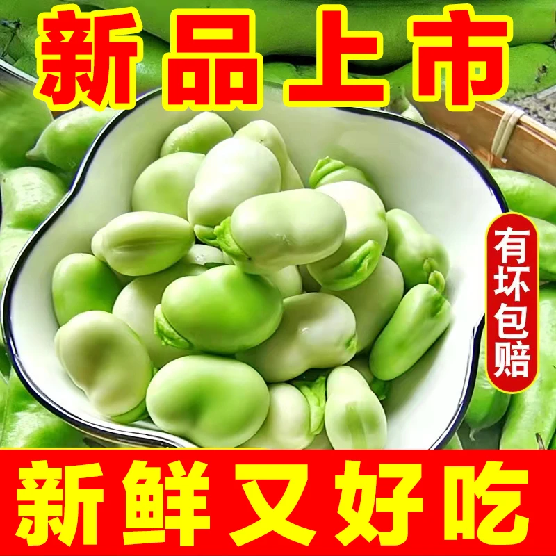 【涛涛专属】云南新鲜带壳蚕豆罗汉豆佛南豆毛豆青皮代壳蔬菜类蚕豆