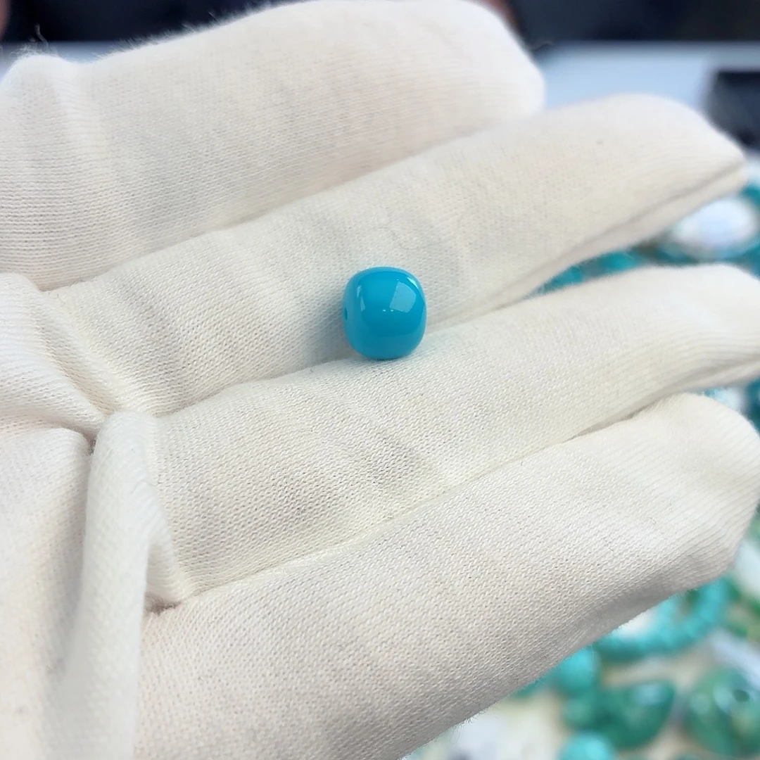 .***-绿松石未镶嵌把件8+mm