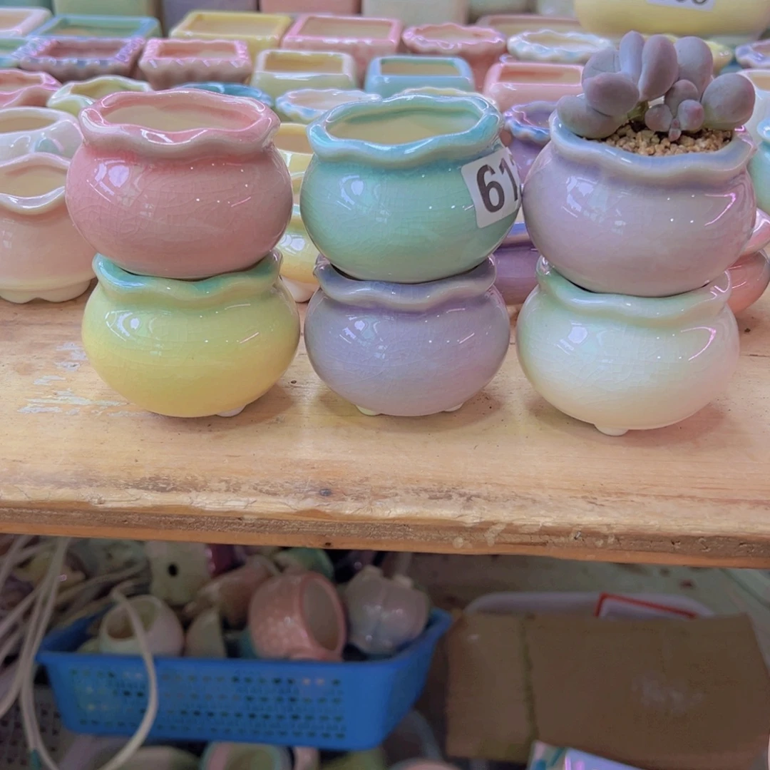 陶瓷花盆当场凑满12包邮