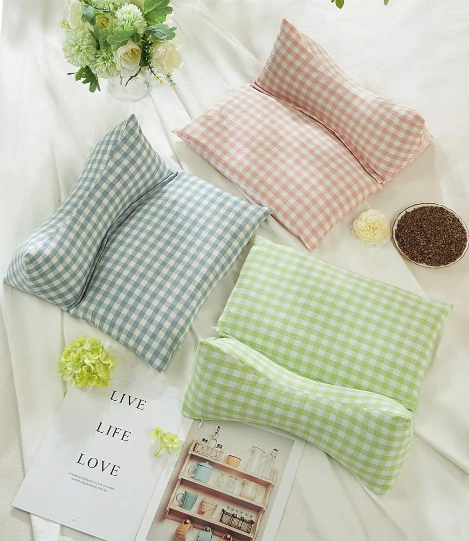 颈椎枕荞麦三角套枕护颈椎助睡眠变直反弓牵引硬枕芯护颈专用枕头