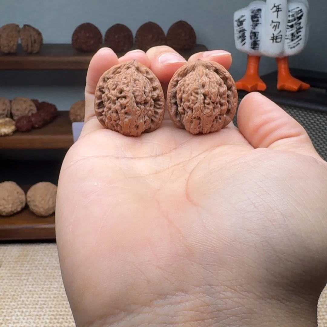 文玩核桃把件真*2703白虎