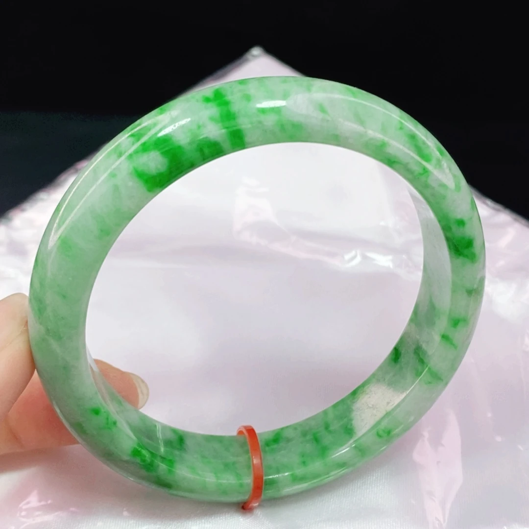 未镶嵌手镯翡翠60.6正圈