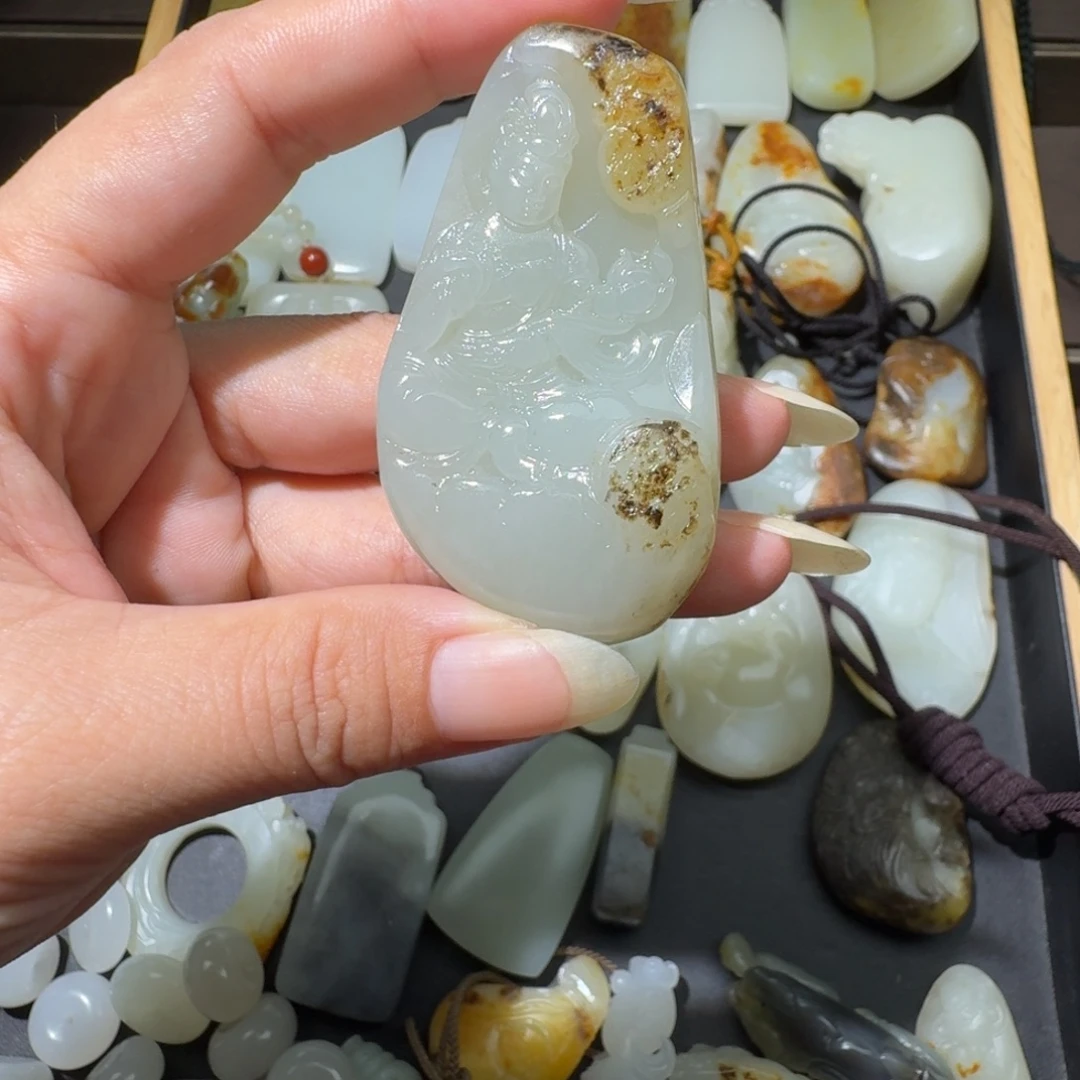 吊坠(不含链)未镶嵌和田玉