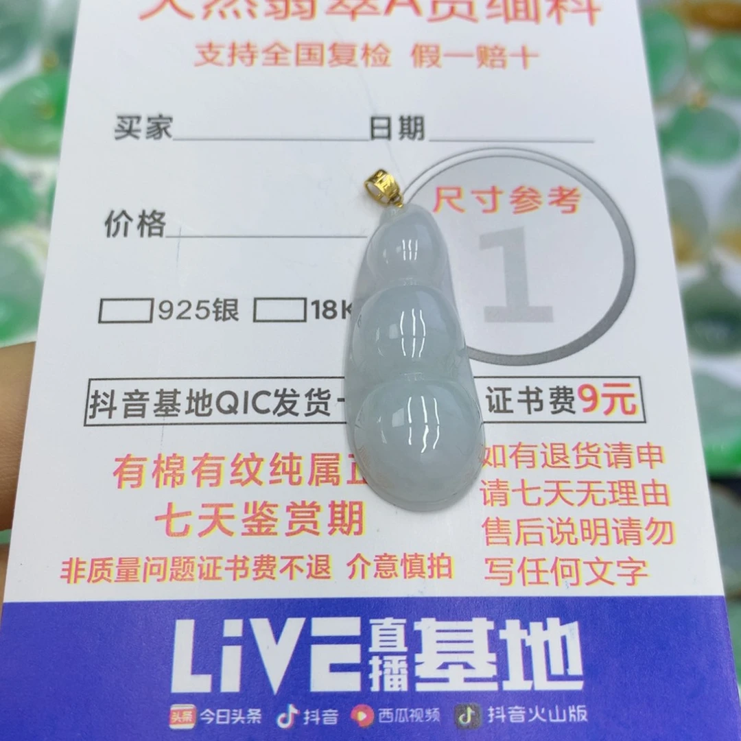 翡翠颈饰未镶嵌翡翠