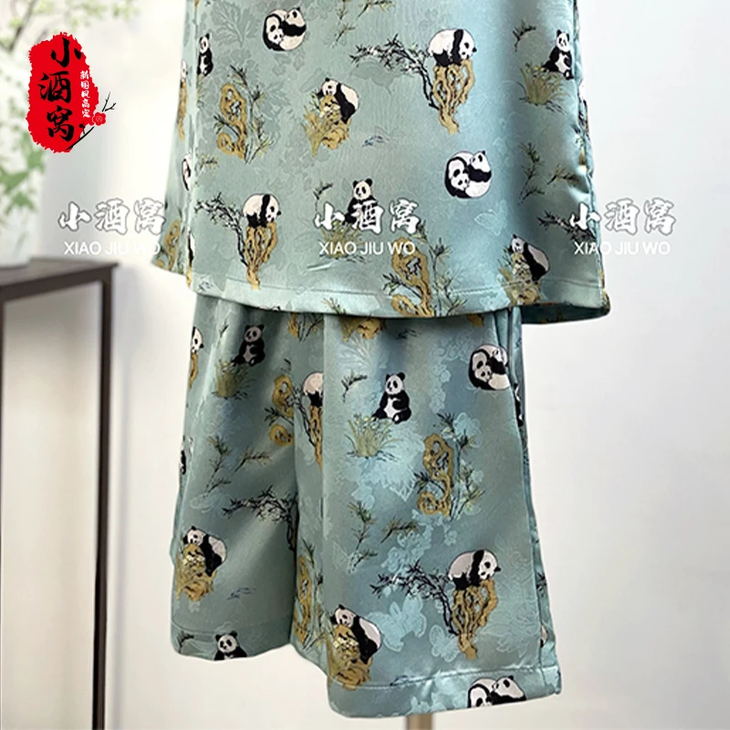 [川宝-短裤]小酒窝新国风 新中式时尚气质短裤休闲裤-40