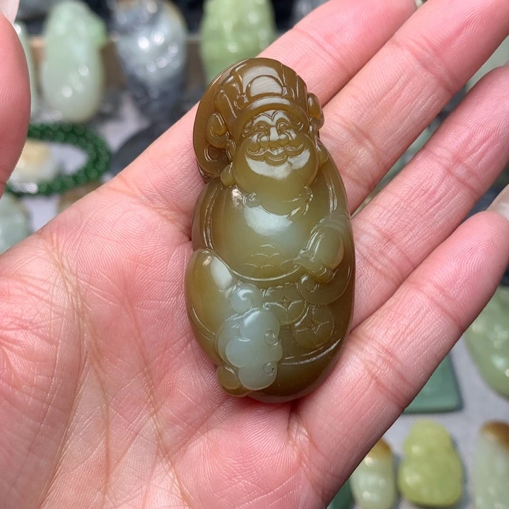 和田玉挂件未镶嵌-*