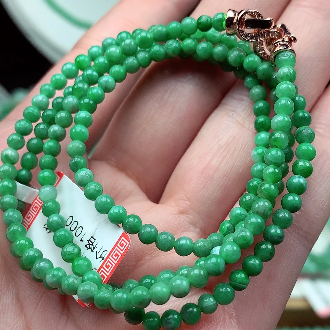 翡翠未镶嵌项链翡翠