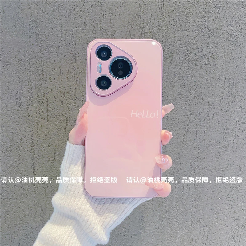 （华为Pura70系列）金属漆玻璃壳适用华为Pura70/Pro/+/ultra手机壳