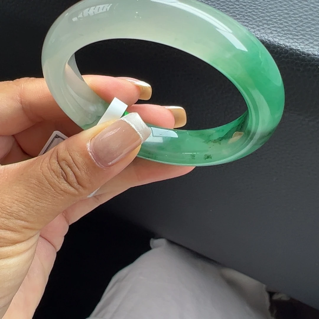 未镶嵌手镯石英质玉非洲翠5253