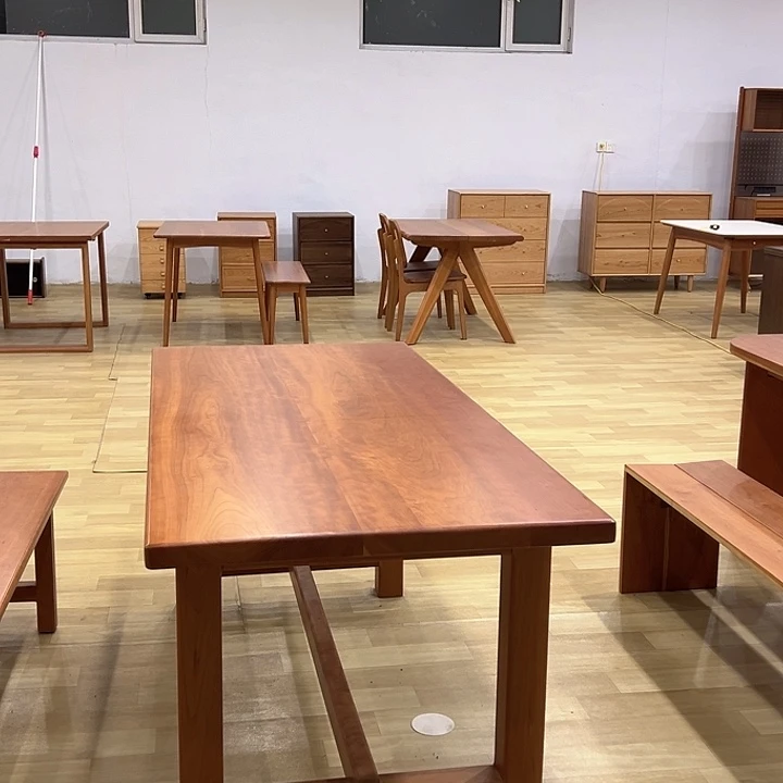 北美样品樱桃木大板桌不退不换