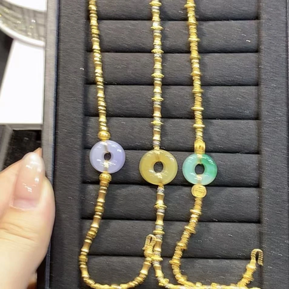 18K翡翠手链  L 多样性发其一