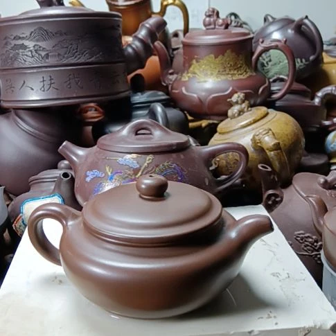 茶壶紫砂宜兴原矿四号底槽清手工250CC宗紫砂