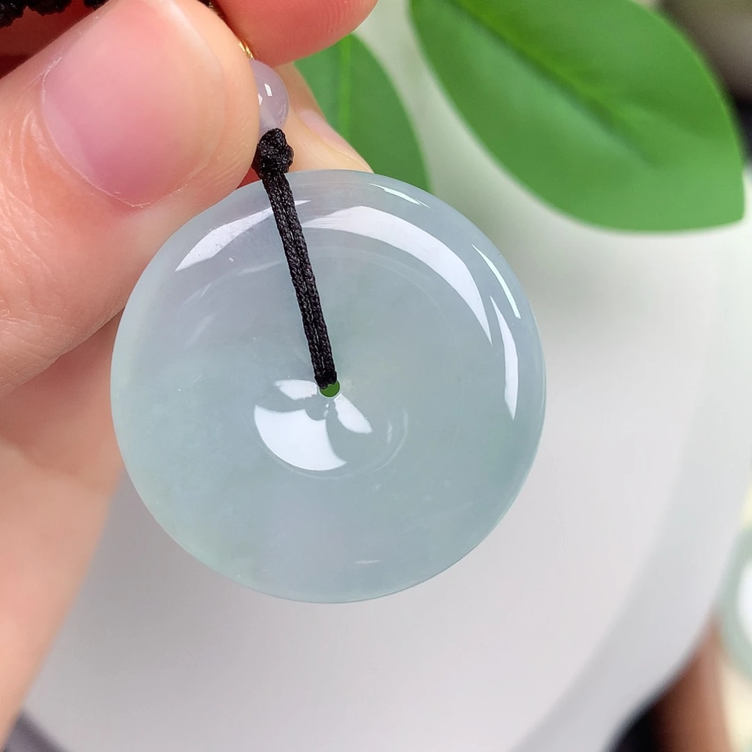 颈饰未镶嵌翡翠平安扣 30.5-5.2mm