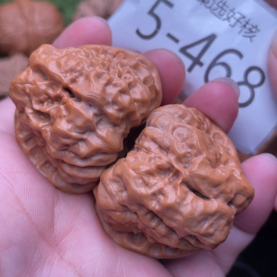 文玩核桃把件开背金蟾41