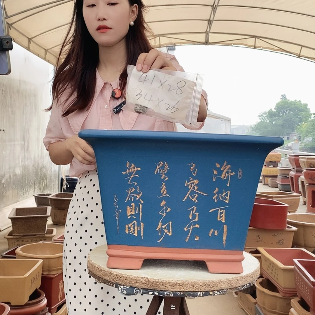 紫砂花盆紫砂花盆