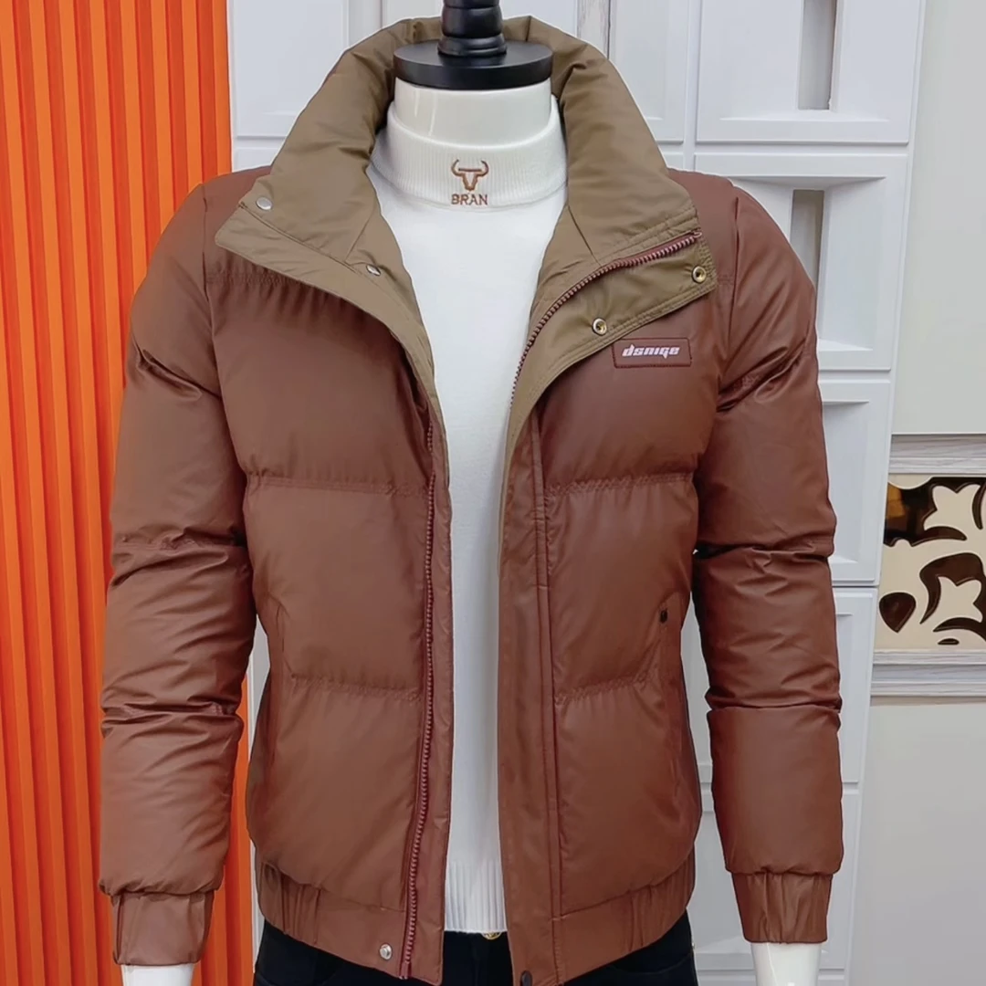 2025冬季爆款男士时尚轻奢棉服韩版修身高级感潮牌抗寒保暖帅棉衣