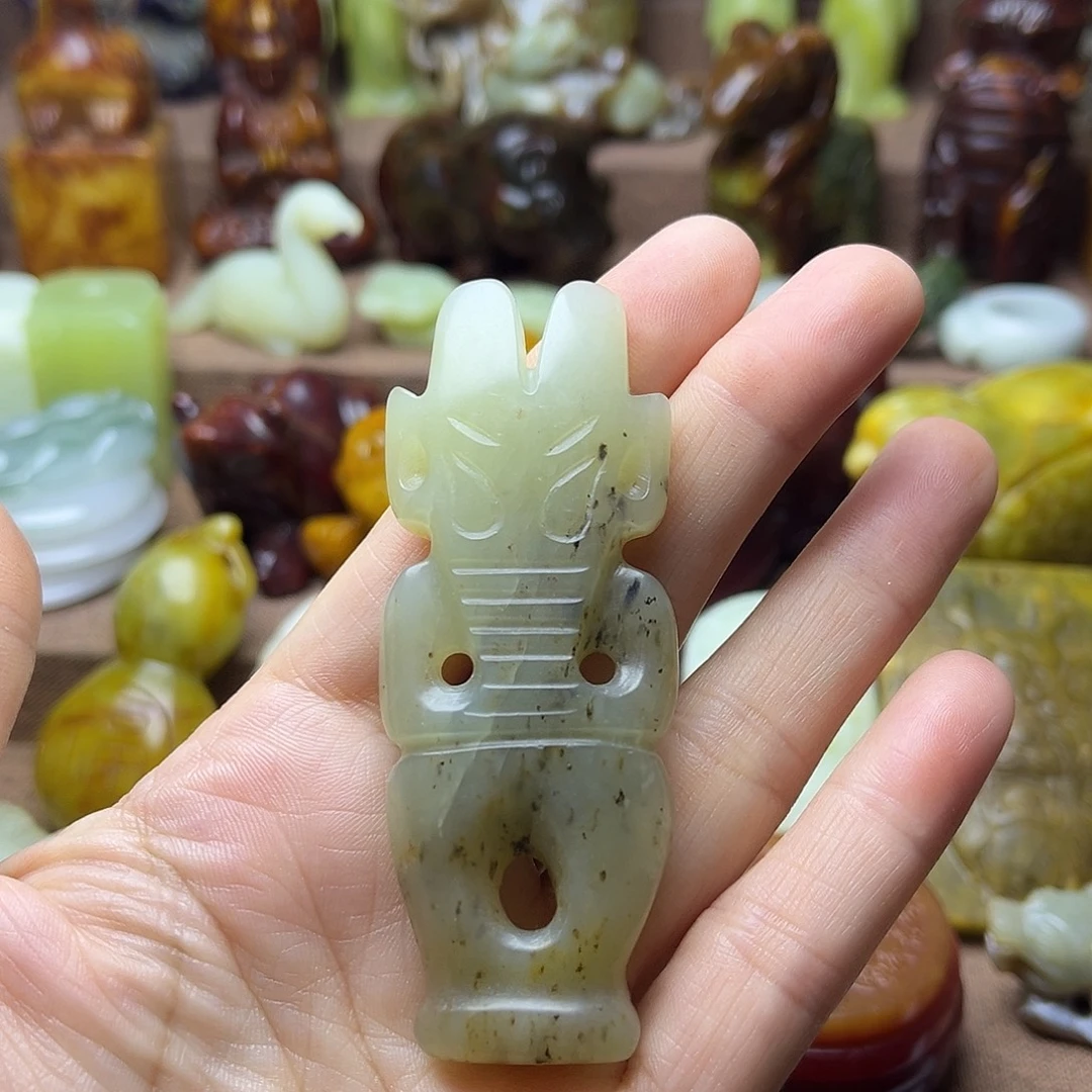 白玉菩提吊坠149。。