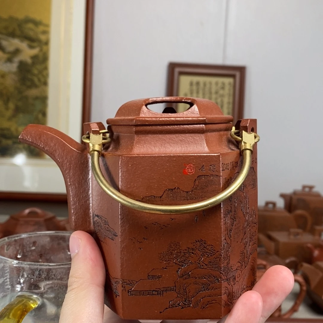 茶壶紫砂原矿泥料传统工艺制作