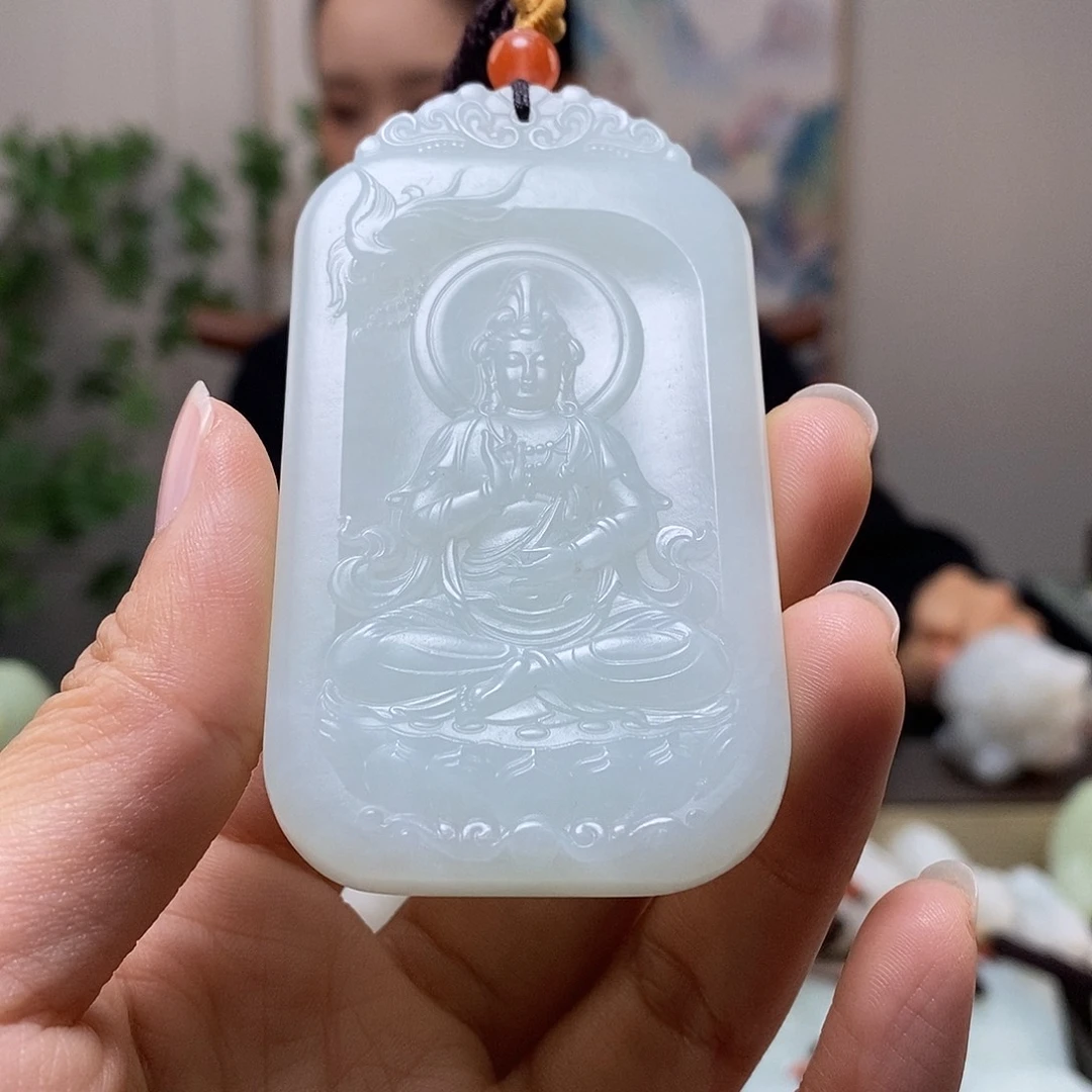 和田玉（青玉）未镶嵌颈饰
