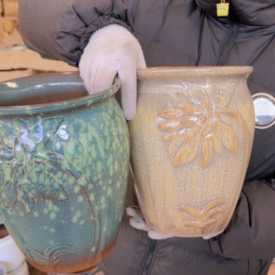 紫砂花盆高25口20———-