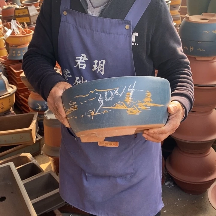 紫砂花盆紫砂花盆