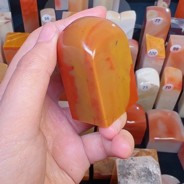 老挝石长*鸮老挝精品素章